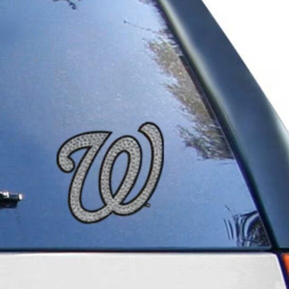 Washington Nationals Bling Emblem Car Decal NWT - Picture 3 of 3